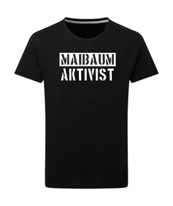 T-Shirt MAIBAUM AKTIVIST schwarz